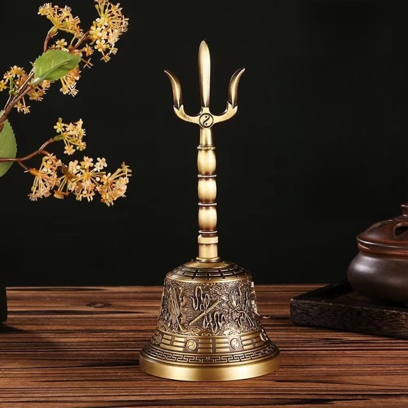 Musical Instrument Chimes - 真鍮製ハンドベル チベット風鈴 瞑想 サウンドヒーリング 打楽器 プロ仕様