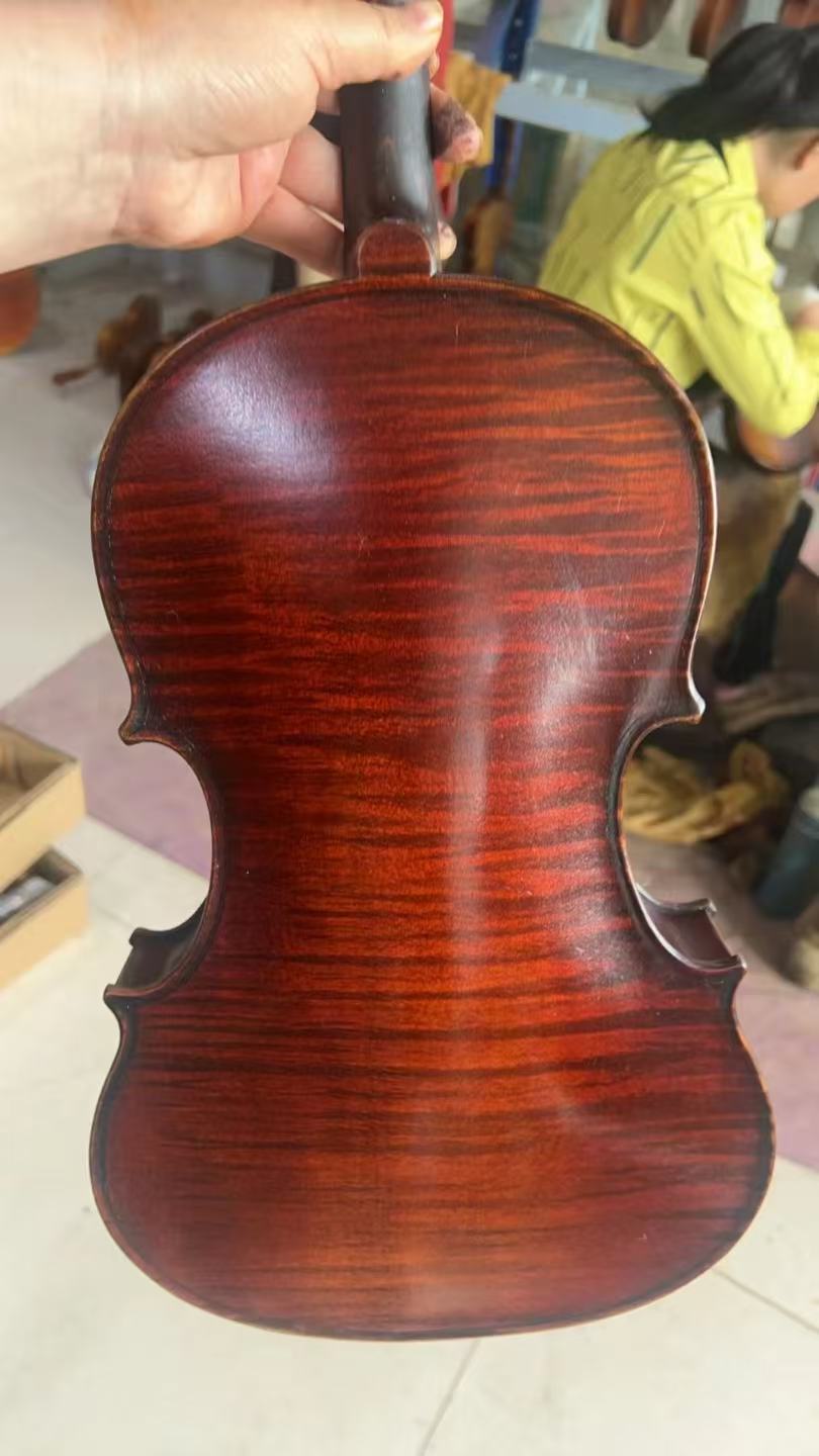 Musical Instrument Viola - 楽器NEW-15インチ高品質ヴィオラ メイプルネック 弓とケース付き ヴィオロン楽器 ドゥ・ミュージック
