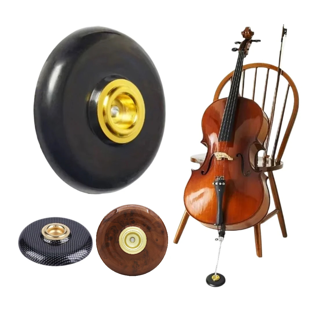 チェロスリップマット床プロテクターアクセサリー弦楽器フィッテ - Musical Instrument Viola のレビューと価格