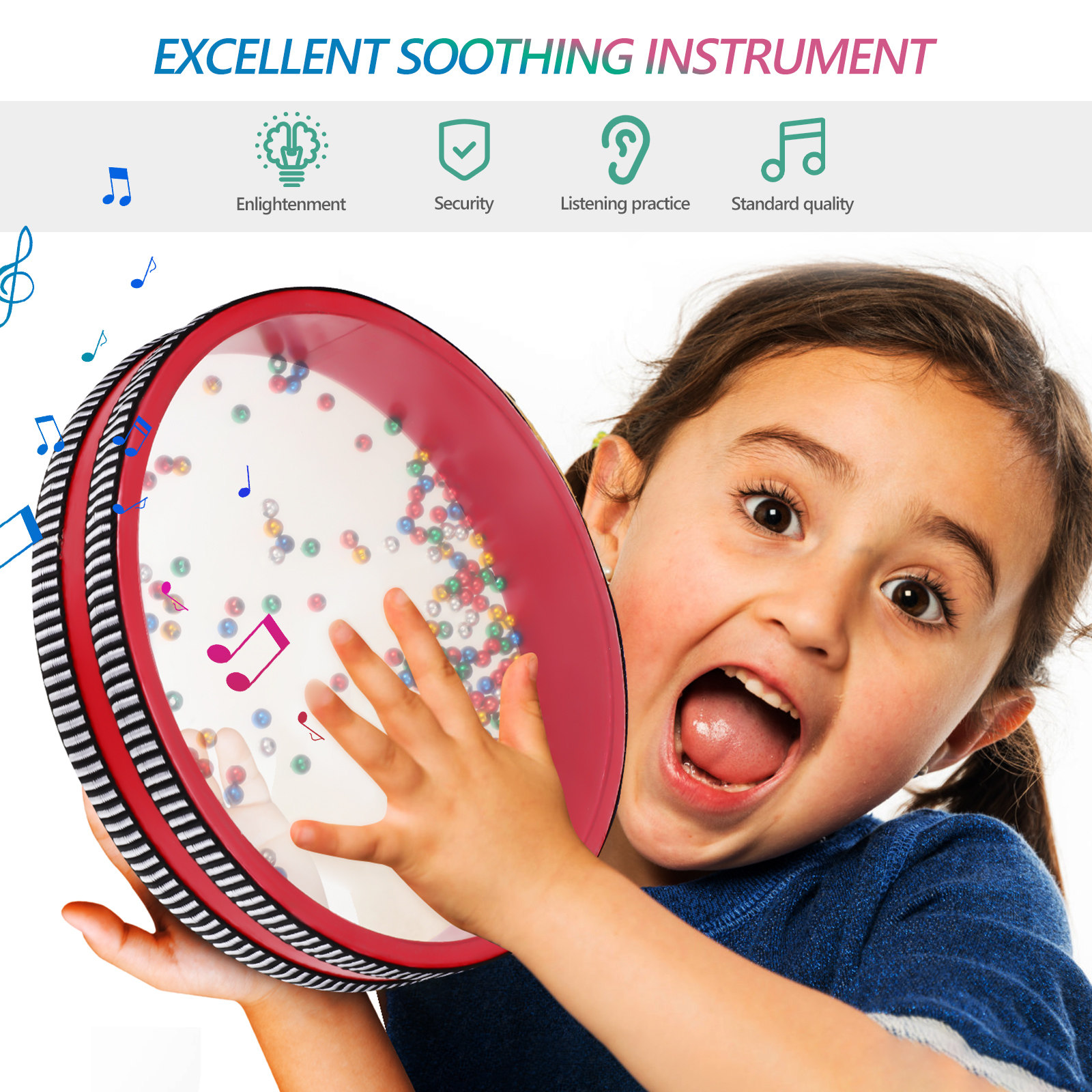 波のオーシャンドラムパーカッション楽器 大人初心者向け リラ - Ocean Drum Wave のレビューと価格