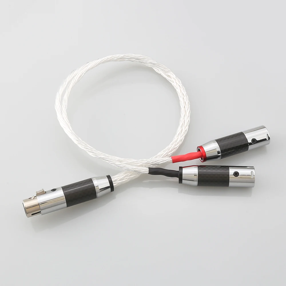 ハイエンド8AG銀メッキ2XLRオス-メスYスプリッター3ピ - Musical Instrument Image のレビューと価格