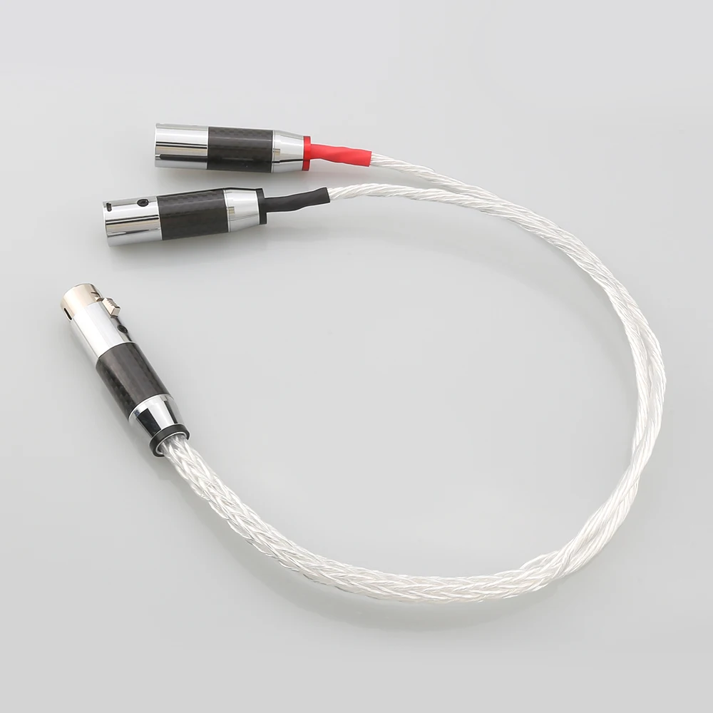 ハイエンド8AG銀メッキ2XLRオス-メスYスプリッター3ピ - Musical Instrument Image のレビューと価格