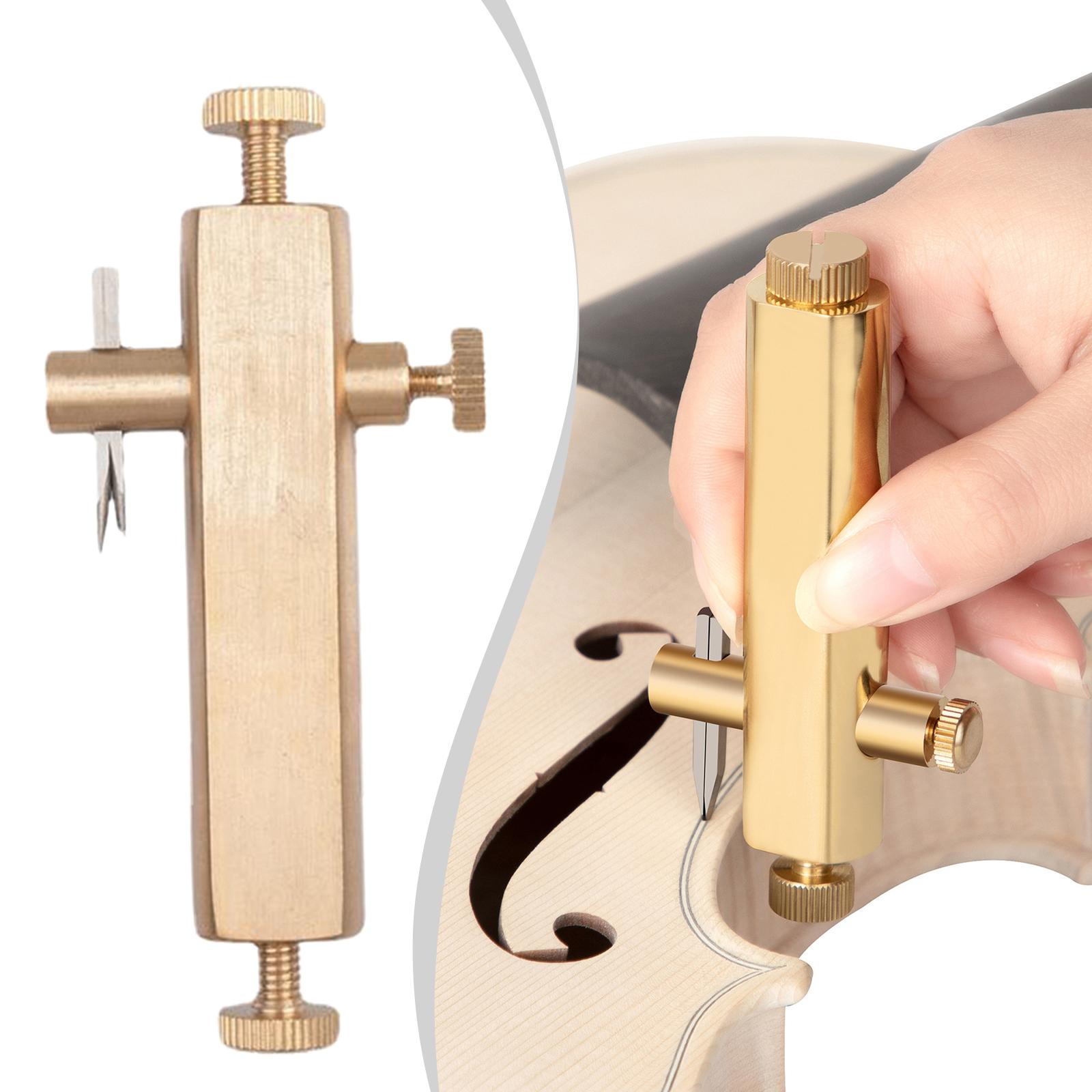 調整可能なパーフリング溝メーカー金属象嵌カーバー、バイオリン - Musical Instrument Viola のレビューと価格