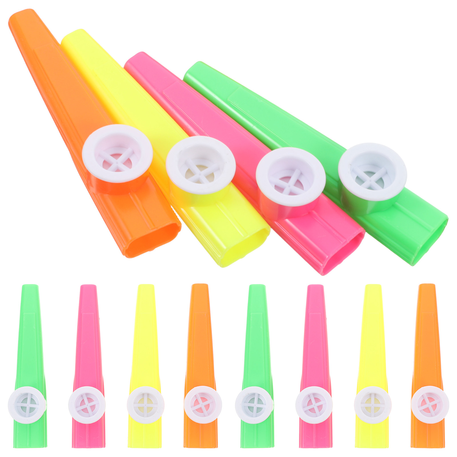 24個入り プラスチック製カズー 各種カラー 軽量 ポータブ - Musical Instruments Easy のレビューと価格