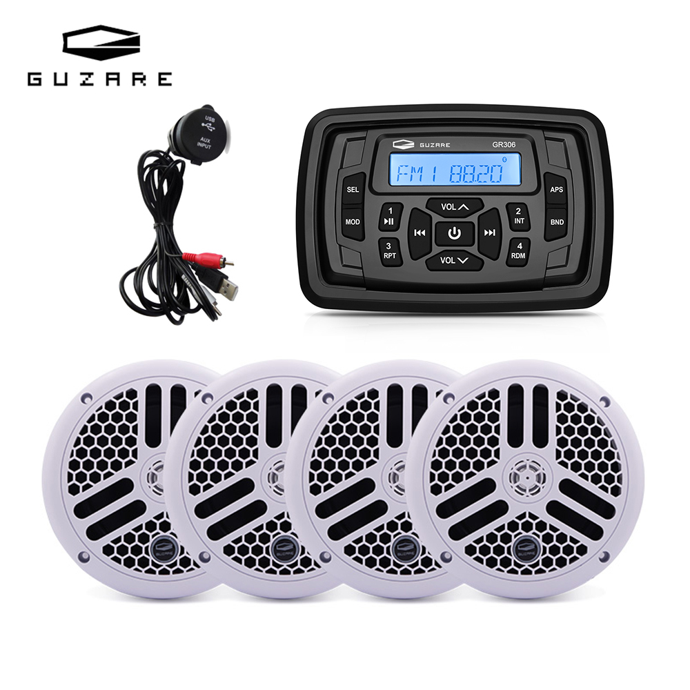 Guzare-防水マリンラジオステレオ、Bluetoothレ - Musical Instrument Image のレビューと価格