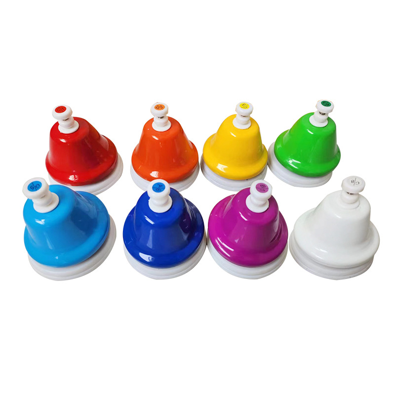 Orff 楽器セット ハンドベル カラフルな 8 ノート ハ - Musical Instrument Chimes のレビューと価格