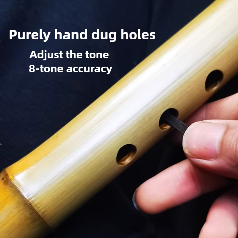 8穴竹製ナンシャオ伝統的なプロの竹笛大人初心者演奏シャオ民族 - Shakuhachi Bamboo Flute のレビューと価格