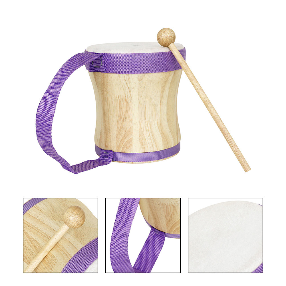 本物の木と羊皮を使用したハンドドラム打楽器 子供の日の誕生日 - Musical Instrument With Hand のレビューと価格
