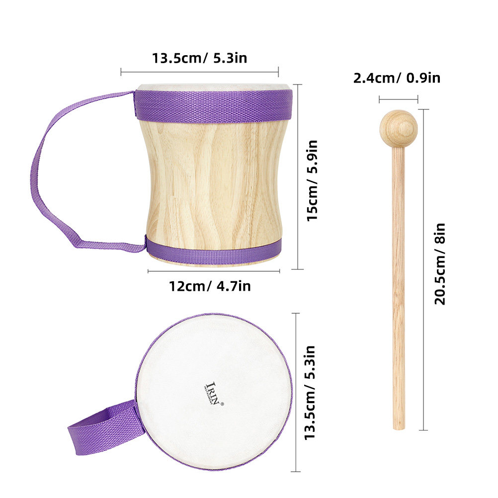 本物の木と羊皮を使用したハンドドラム打楽器 子供の日の誕生日 - Musical Instrument With Hand のレビューと価格
