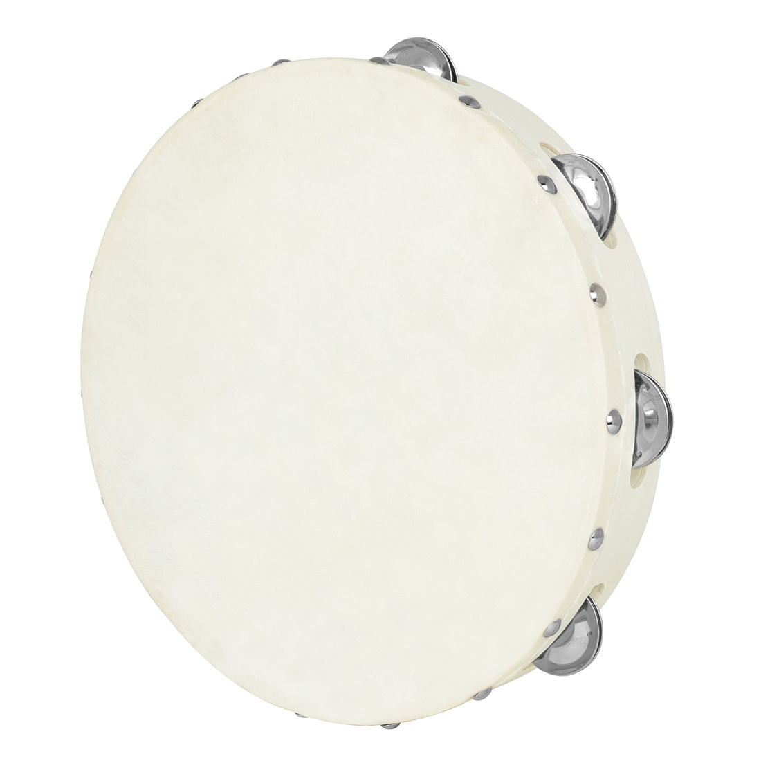IRIN 8/10 インチタンバリンオルフ羊皮ドラム木製タン - Musical Instrument Chimes のレビューと価格