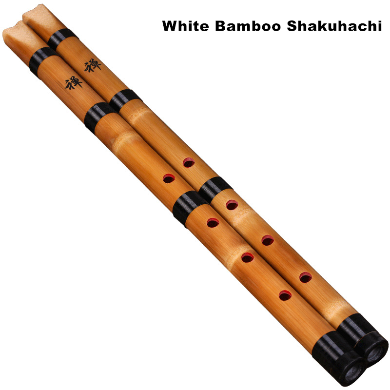 手作りナチュラルホワイト竹尺八千葉/日本ショートフルートシャ - Shakuhachi Bamboo Flute のレビューと価格