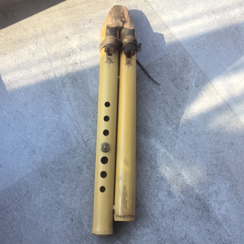 GAキー ダブルチューブフルート 手作り インド製 ダブルチ - Shakuhachi Bamboo Flute のレビューと価格