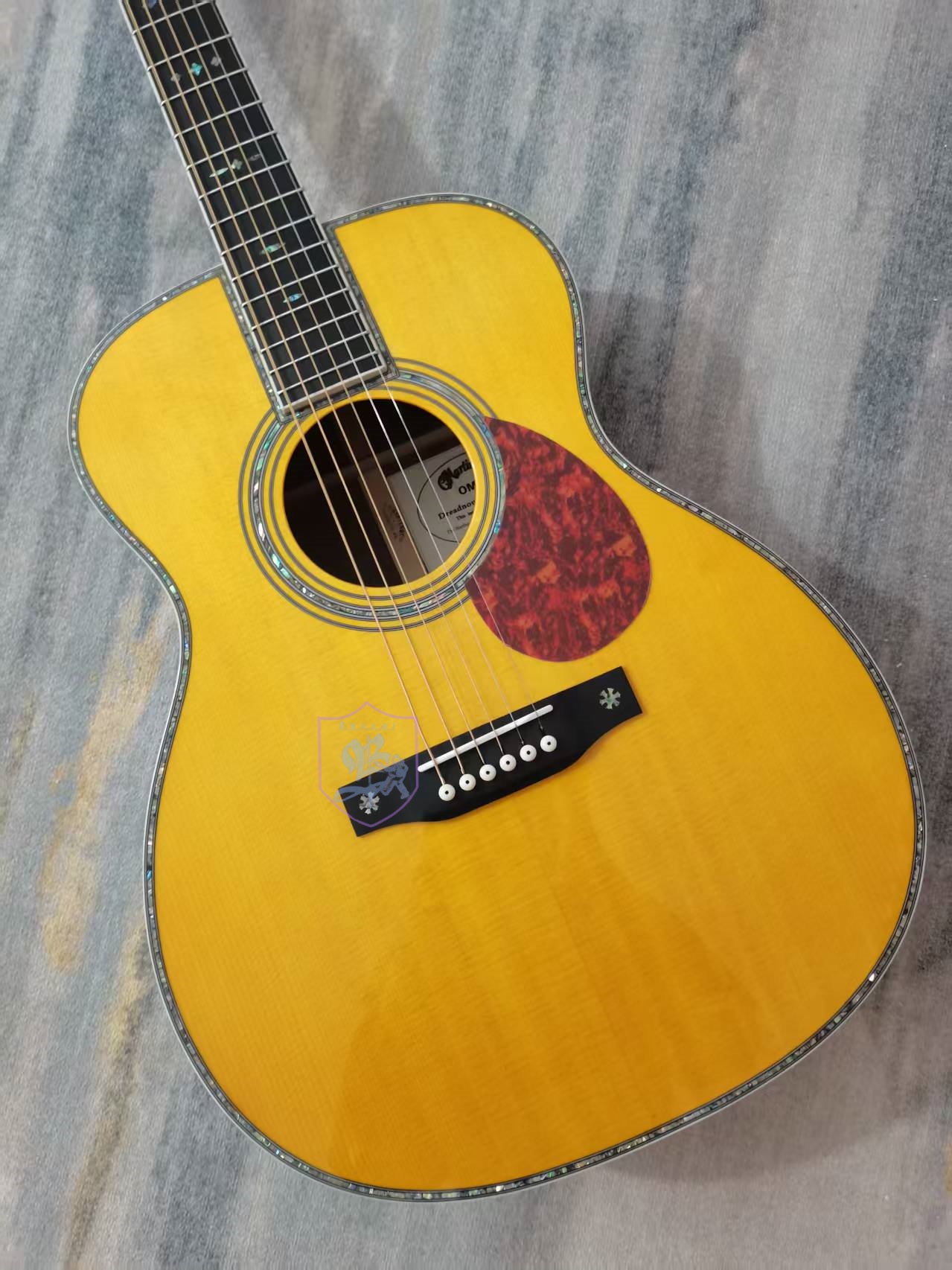 6弦新品OM42アコースティックギター、エボニー指板、スプル - Dobro Resonator Guitar のレビューと価格