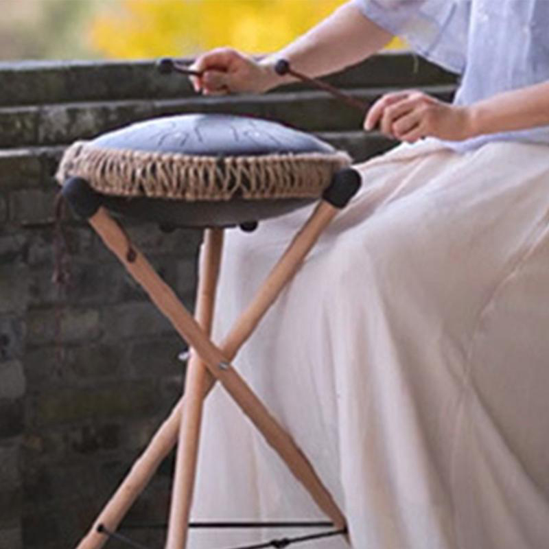 10-15インチのパーカッション楽器用調整可能な木製三角ドラ - Djembe Hand Drum のレビューと価格