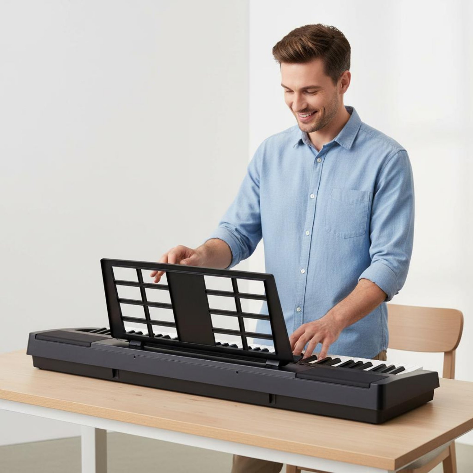 電子キーボード譜面台ユニバーサルデザインキーボード譜面台楽器 - Musical Instruments Easy のレビューと価格