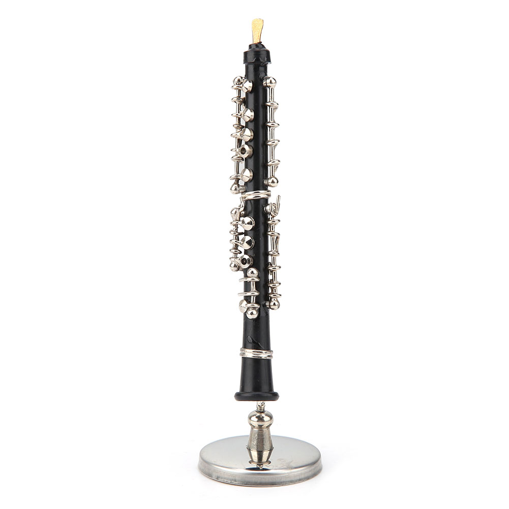 ミニチュア,金属製の楽器,装飾品,デスクの装飾 - Musical Instrument Oboe のレビューと価格