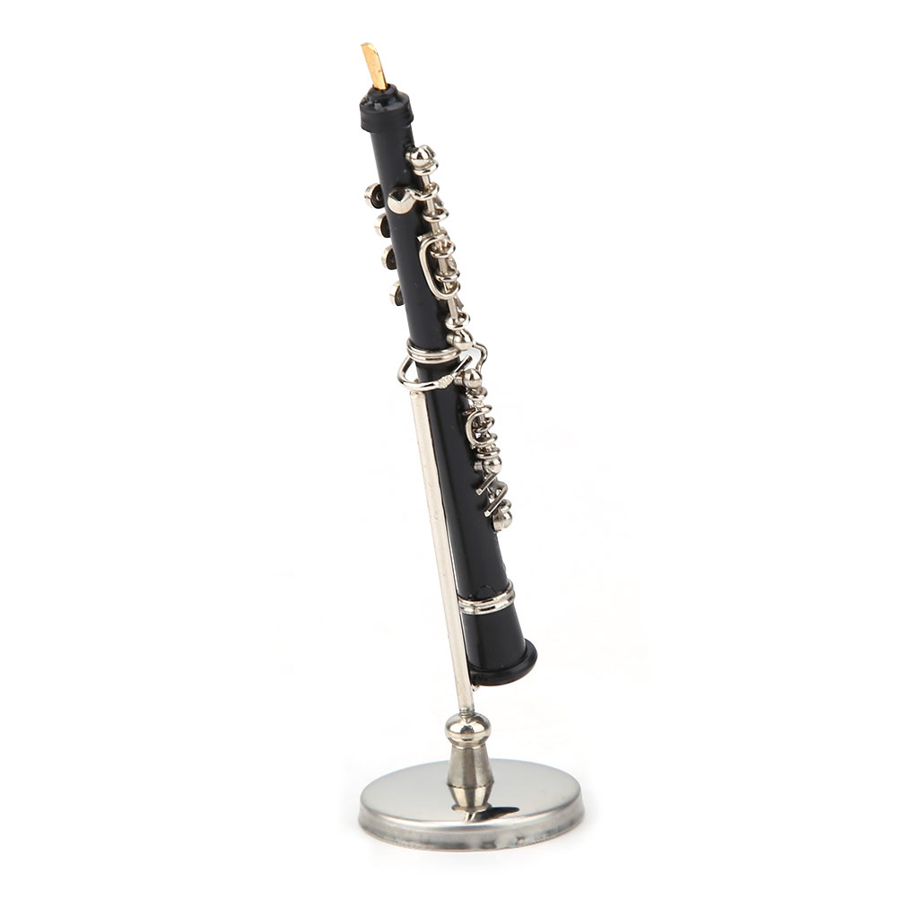ミニチュア,金属製の楽器,装飾品,デスクの装飾 - Musical Instrument Oboe のレビューと価格