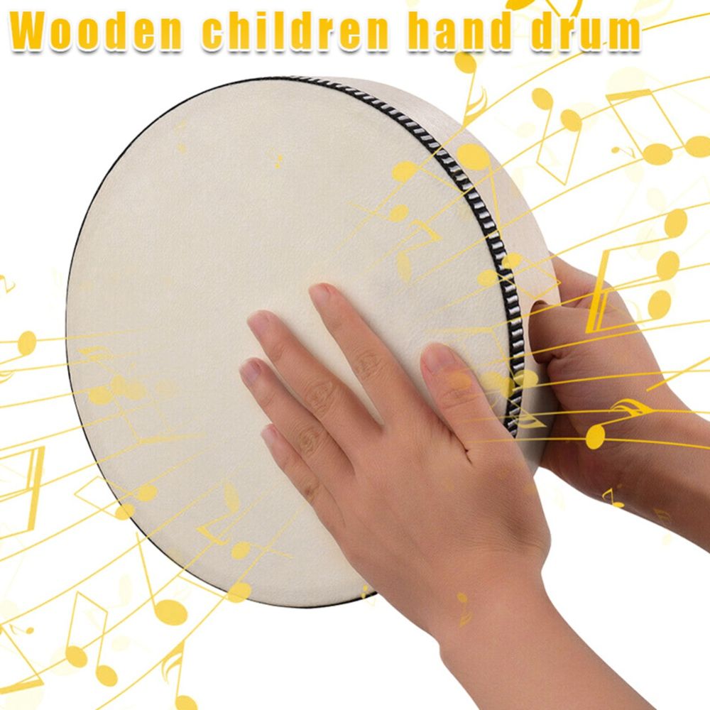 ギフト 4/6/8/10 インチ木製ハンドドラムハンドヘルド - Djembe Hand Drum のレビューと価格